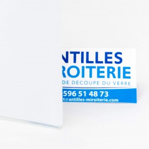 Crédence Lacobel Extra Blanc 2